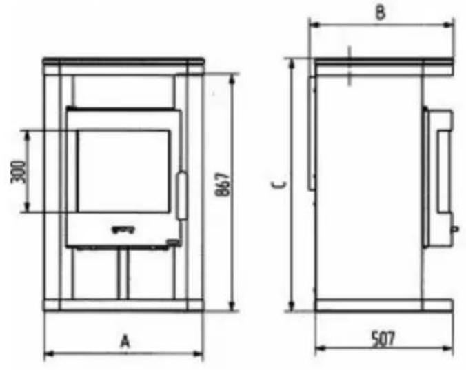 Wamsler Saturn - Disegni dimensionali dati - 8