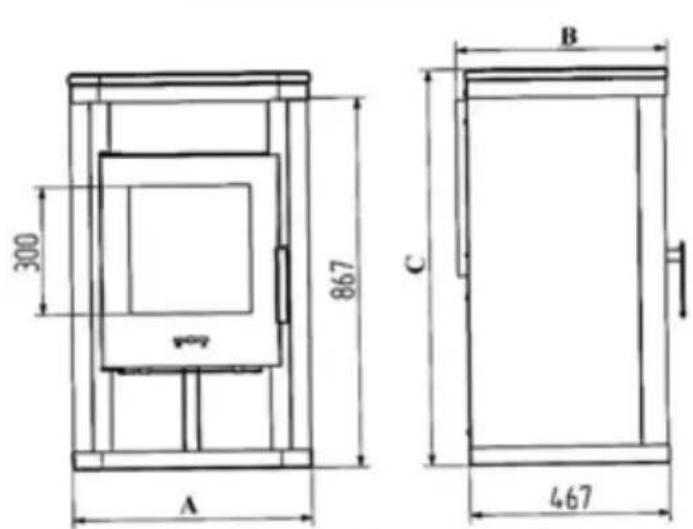 Wamsler Saturn - Plans avec les dimensions - 12