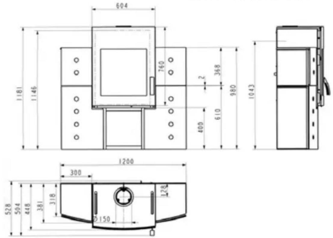 Wamsler System - Plans avec les dimensions - 1