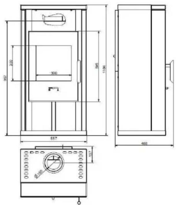 Wamsler Pluto - Plans avec les dimensions - 9