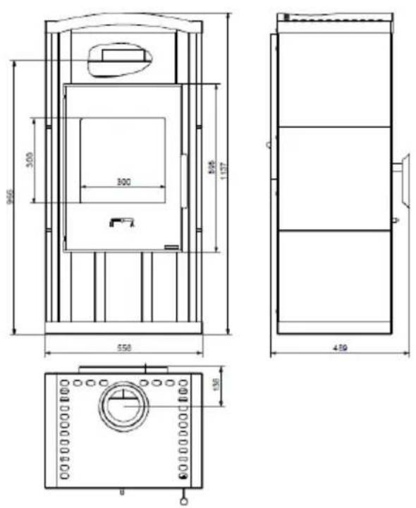 Wamsler Pluto - Plans avec les dimensions - 15