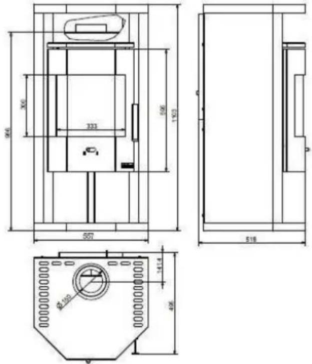 Wamsler Pluto - Disegni dimensionali e dati - 10