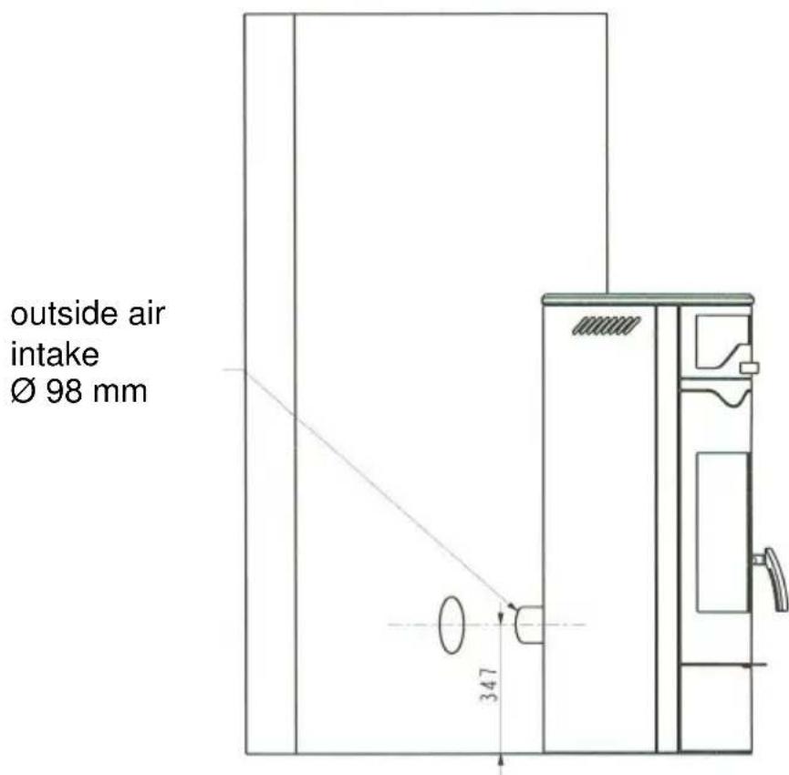 Wamsler Stratos - Outside air intake - 1