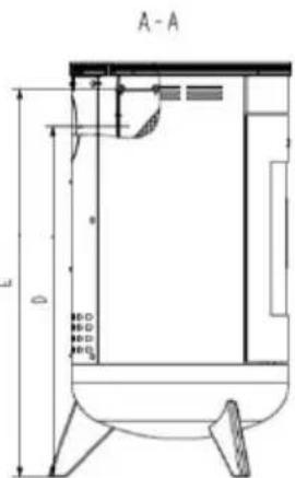 Wamsler Metropolitan - Plans avec les dimensions - 5