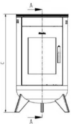 Wamsler Metropolitan - Disegno dimensionale - 4