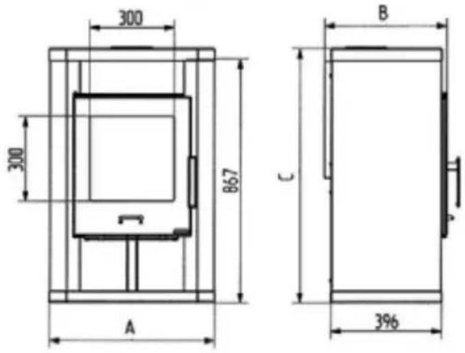 Wamsler Mars - Plans avec les dimensions - 12