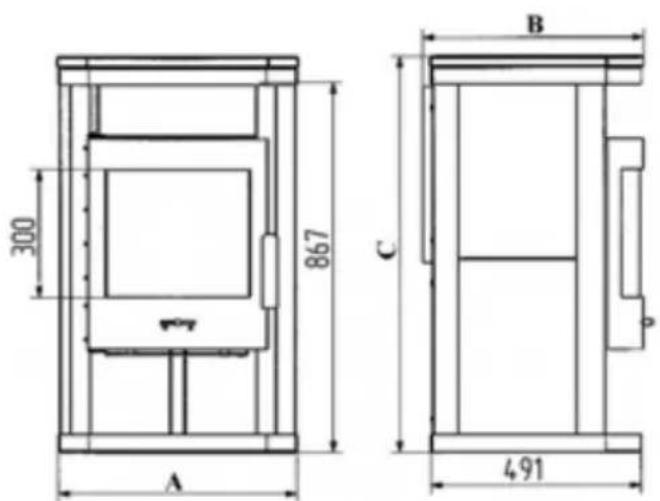 Wamsler Mars - Plans avec les dimensions - 16