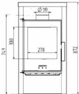 Wamsler Montafon - Plans avec les dimensions - 7