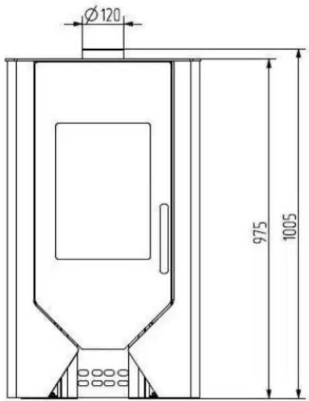 Wamsler MLine - Plans avec les dimensions - 2
