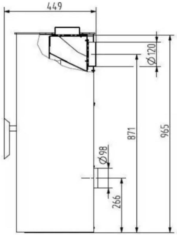 Wamsler MLine - Plans avec les dimensions - 1
