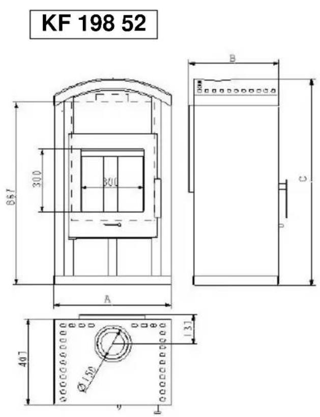 Wamsler KF 198 55 - Maßzeichnungen - 3