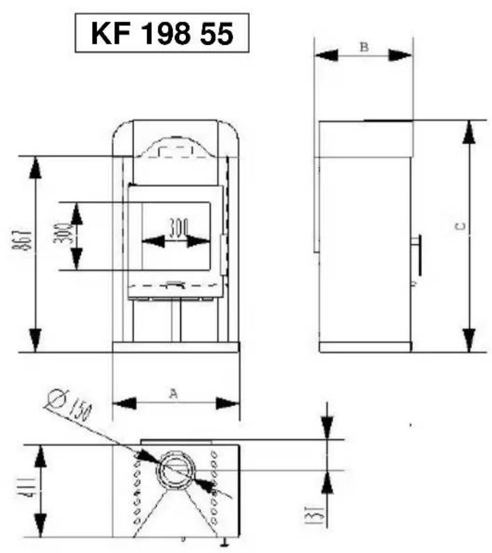 Wamsler KF 198 51 - Plans avec les dimensions - 4
