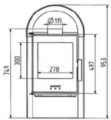 Wamsler KF 108 - Dimensional drawings - 1