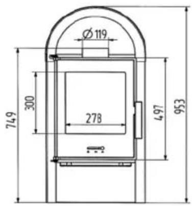Wamsler KF 108 - Disegni dimensionalati - 1