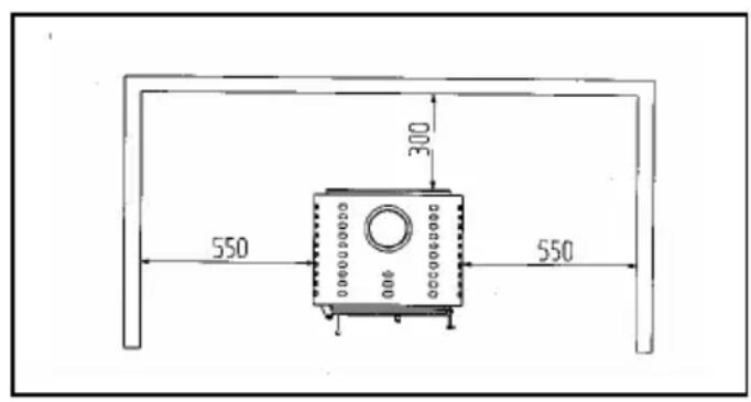 Wamsler KF 108 - Distanze di sicurezza - 2