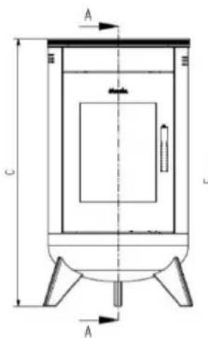 Wamsler Impression - Plans avec les dimensions - 4