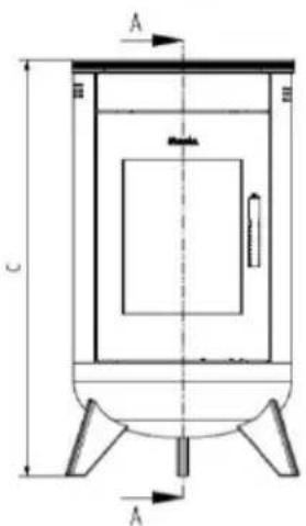 Wamsler Impression - Disegno dimensionale - 4