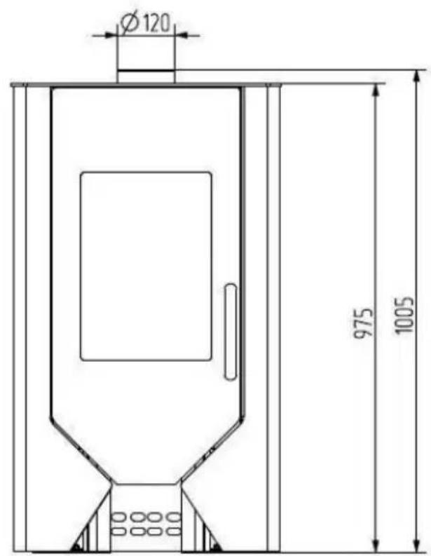 Wamsler Boston - Plans avec les dimensions - 1