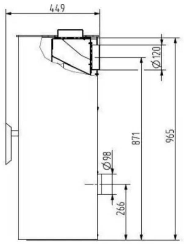Wamsler Boston - Dimensional drawings - 1