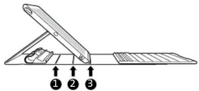 KENSINGTON KeyFolio Exact Plus - Angolazioni di visualizzazione - 3