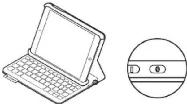 LOGITECH Keyboard Folio mini - Connexion à un autre iPad mini - 1