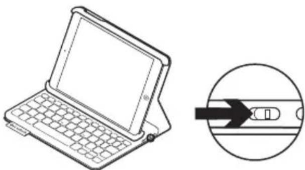 LOGITECH Keyboard Folio mini - Verbinding make met uw iPad mini - 1