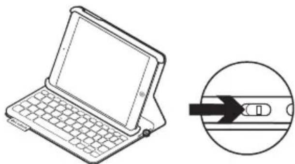 LOGITECH Keyboard Folio mini - Connessione con I'iPad mini - 1