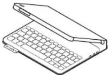LOGITECH Keyboard Folio mini - Stockage de votre iPad mini lors de vos déplacements - 1