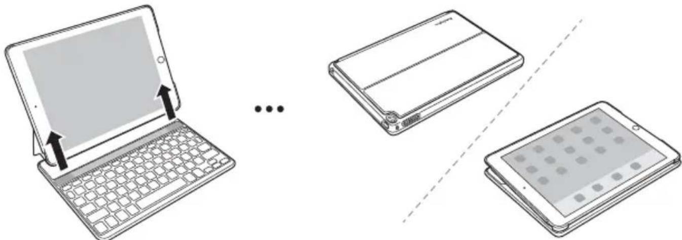 KENSINGTON Keyfolio Thin X2 - Włączanie i wyłączanie klawiatury - 2