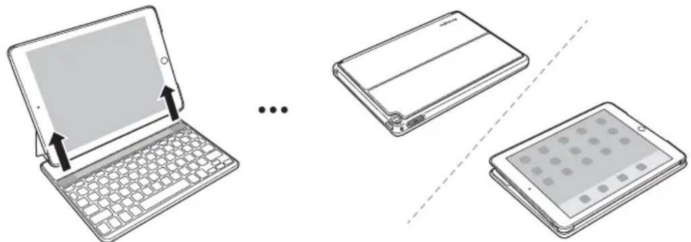 KENSINGTON Keyfolio Thin X2 - Activer et désactiver le clavier - 2