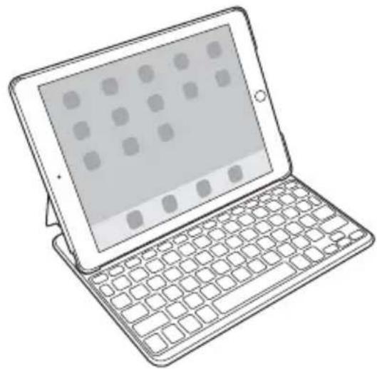 KENSINGTON Keyfolio Thin X2 - Betrachtungsmod - 1