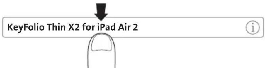 KENSINGTON Keyfolio Thin X2 - YctaHOBka iPad® - 3