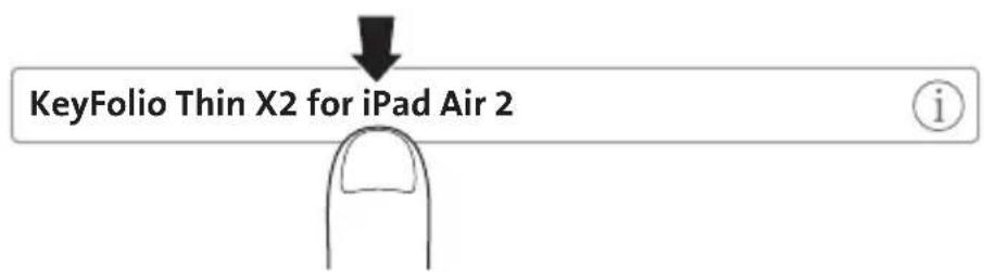 KENSINGTON Keyfolio Thin X2 - Pairing - 4