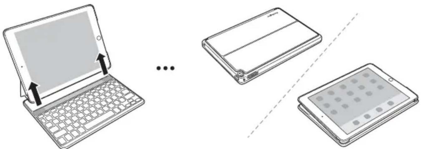 KENSINGTON Keyfolio Thin X2 - Zapnutí a vypnutí klávesnice - 2