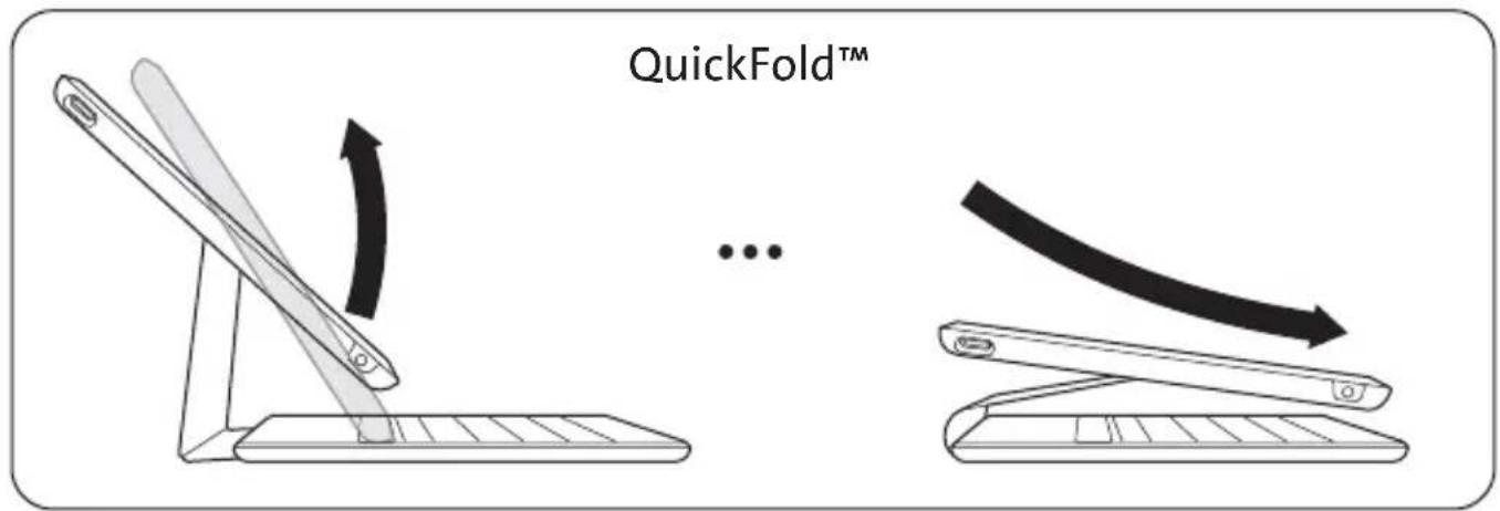 KENSINGTON Keyfolio Thin X2 - Modos de visualização - 1