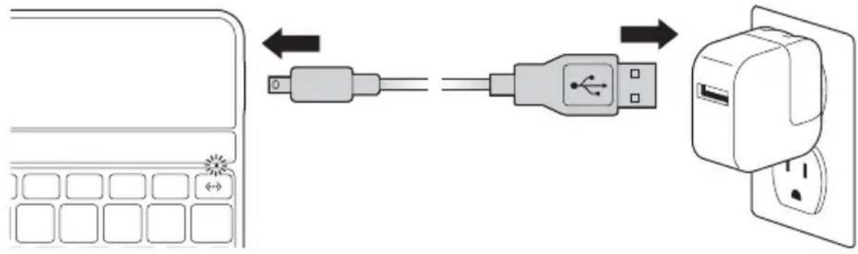 KENSINGTON Keyfolio Thin X2 - Charging - 1