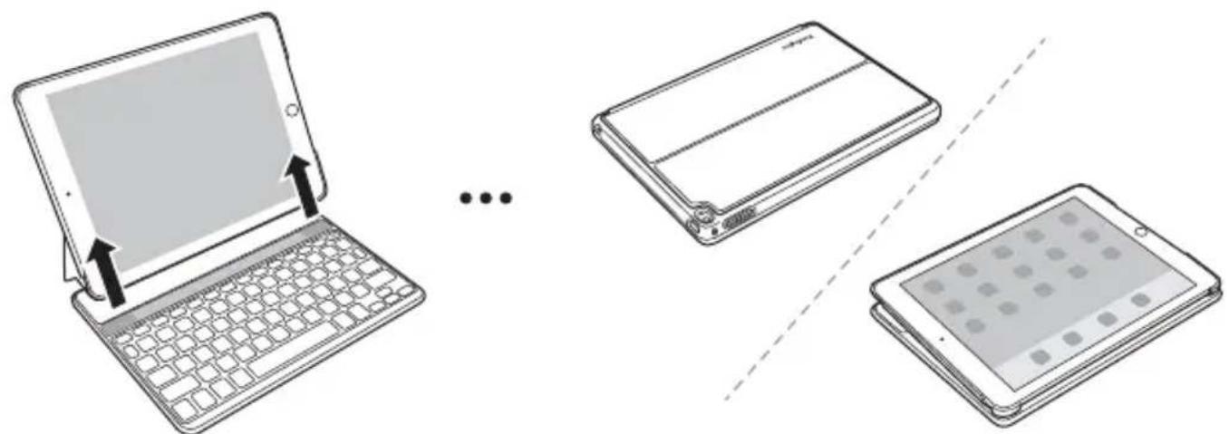 KENSINGTON KeyFolio Thin X2 Plus - Encendido y apagado del teclado - 2