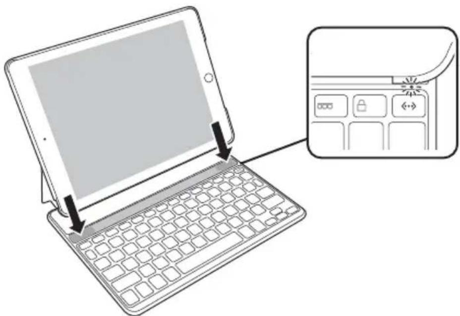 KENSINGTON KeyFolio Thin X2 Plus - Ein- und Ausschalten der Tastatur - 1