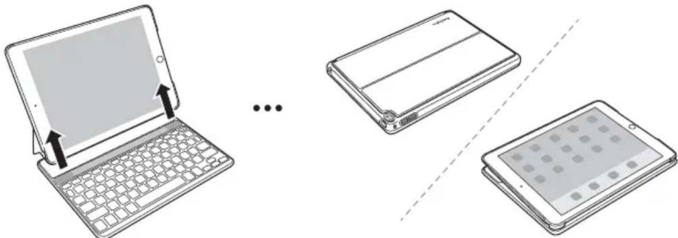 KENSINGTON KeyFolio Thin X2 Plus - Włączanie i wyłączanie klawiatury - 2