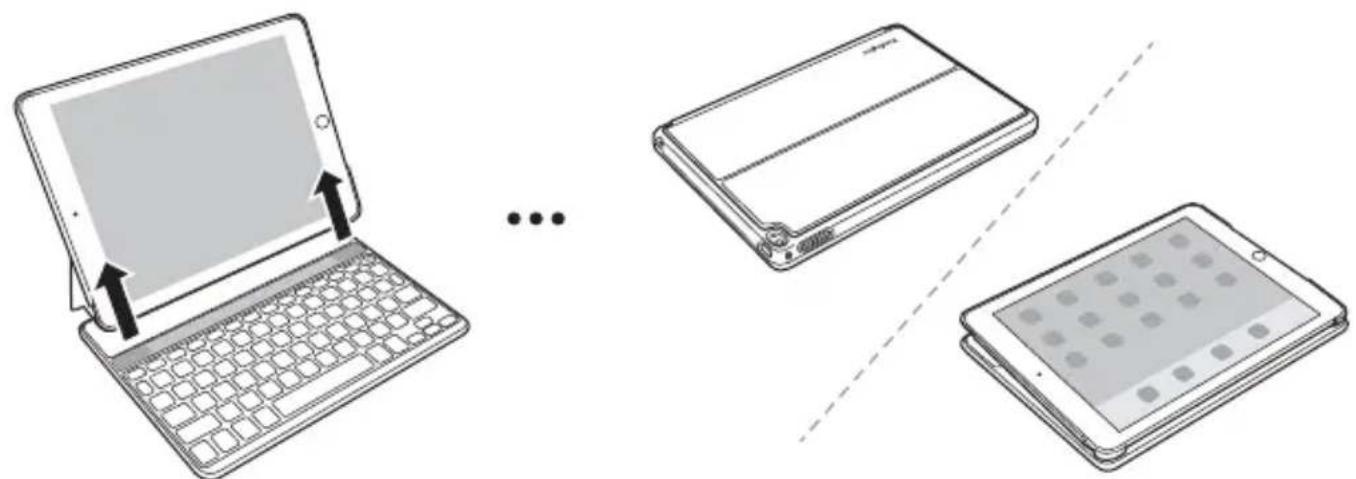 KENSINGTON KeyFolio Thin X2 Plus - Accensione e spegnimento della tastiera - 2