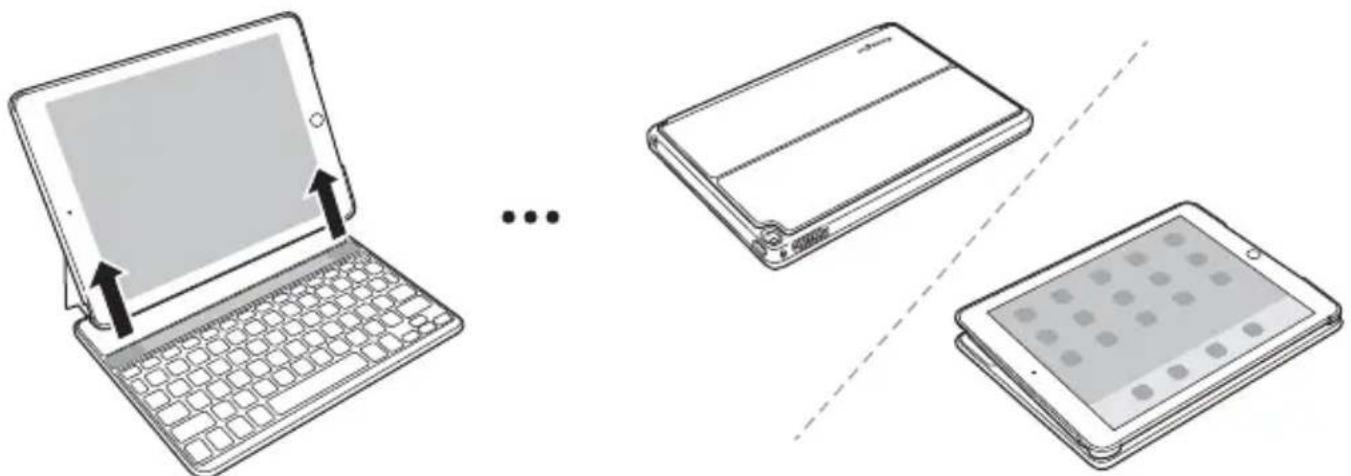 KENSINGTON KeyFolio Thin X2 Plus - Turning the Keyboard On and Off - 2