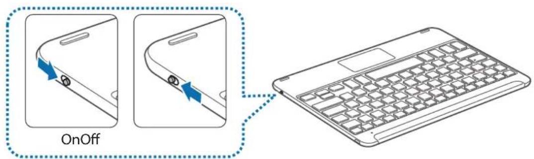 SAMSUNG EJFT810UWE - Turning the keyboard on and off - 1