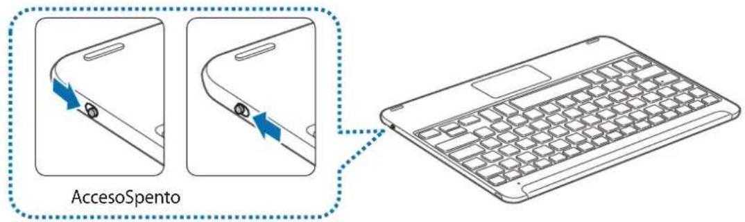 SAMSUNG EJFT810UBE - Accensione o spegnimento della tastiera - 1