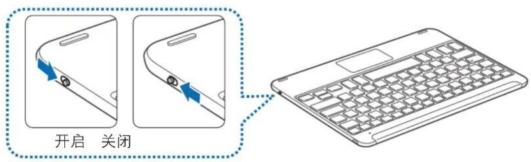 SAMSUNG EJFT810UBE - 打开和关闭键盘 - 1