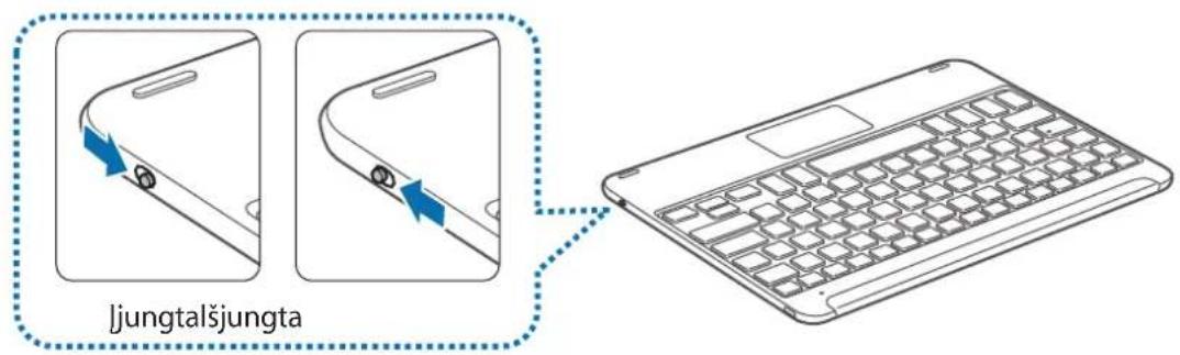 SAMSUNG EJFT810UBE - Klaviatūros jjungimas ir išjungimas - 1