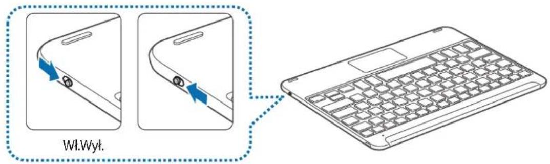 SAMSUNG EJFT810UBE - Włączanie i wyłączanie klawiatury - 1