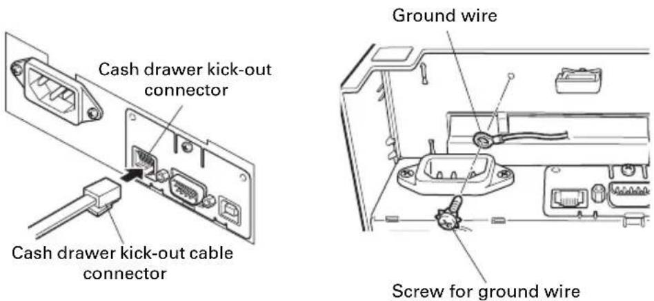 CITIZEN CTS310II - Connecting the Cash Drawer - 1