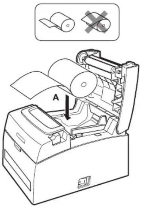 CITIZEN CTS310II - Loading Paper - 2
