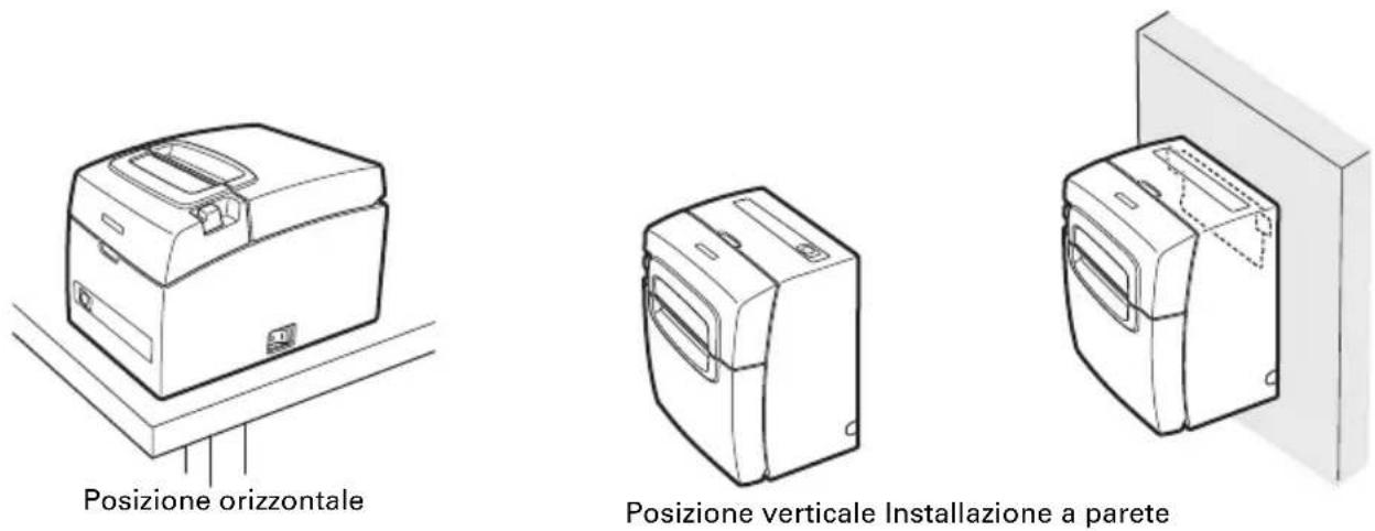 CITIZEN CTS310II - Precauzioni per l'installazione della stampante - 1