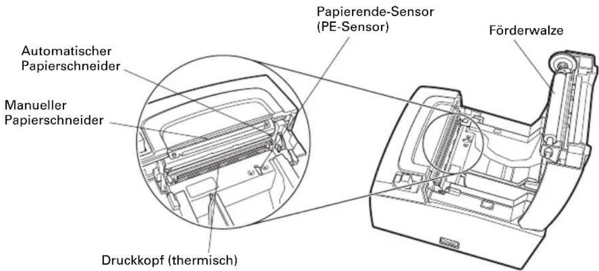 CITIZEN CTS310II - Unter der Papierabdeckung - 1